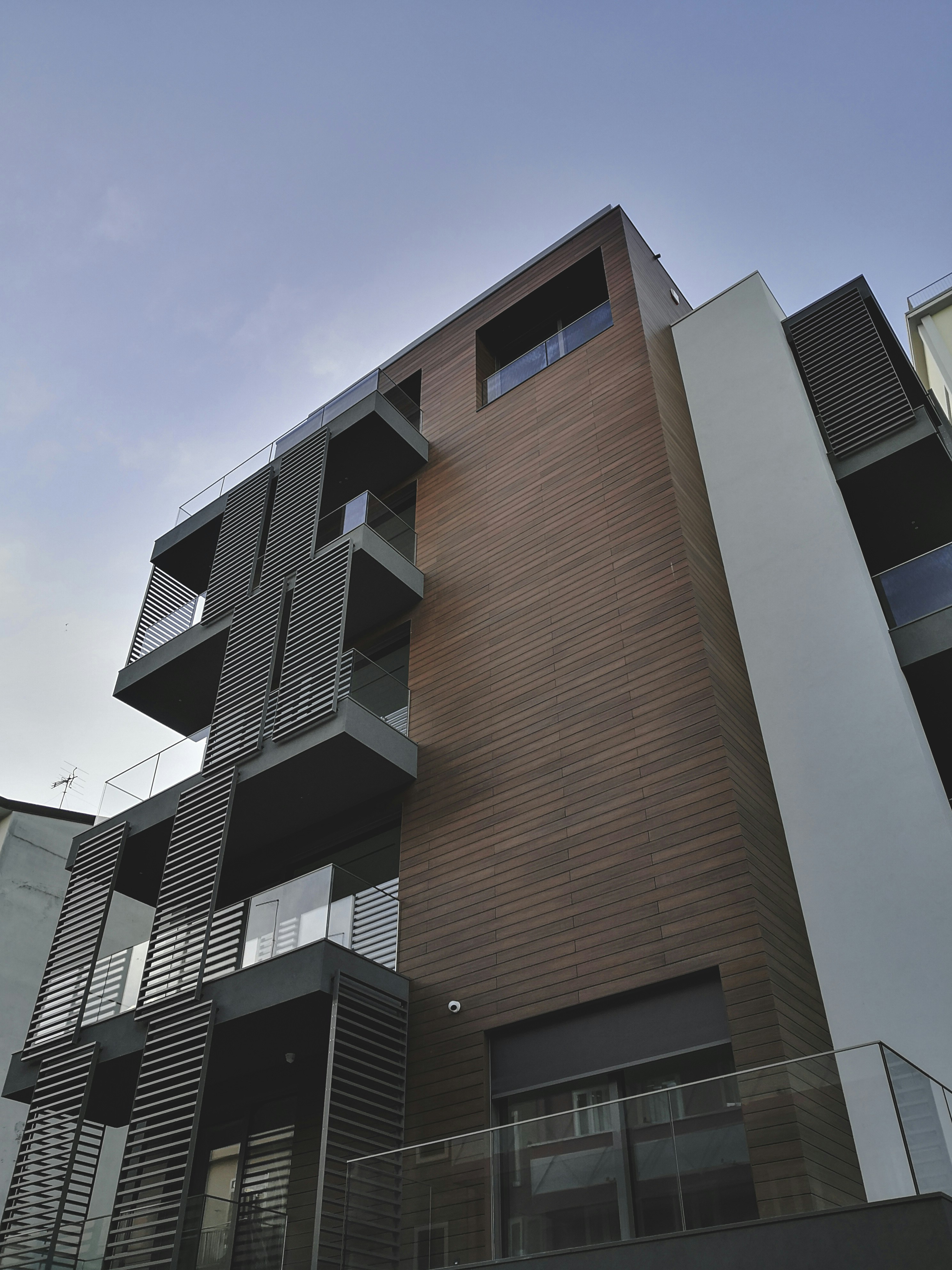 balcony complex apartment block